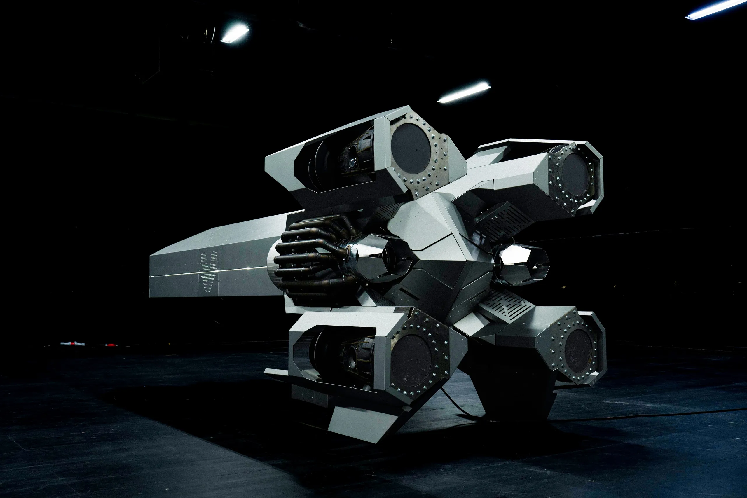 Full back view of the Spaceshop