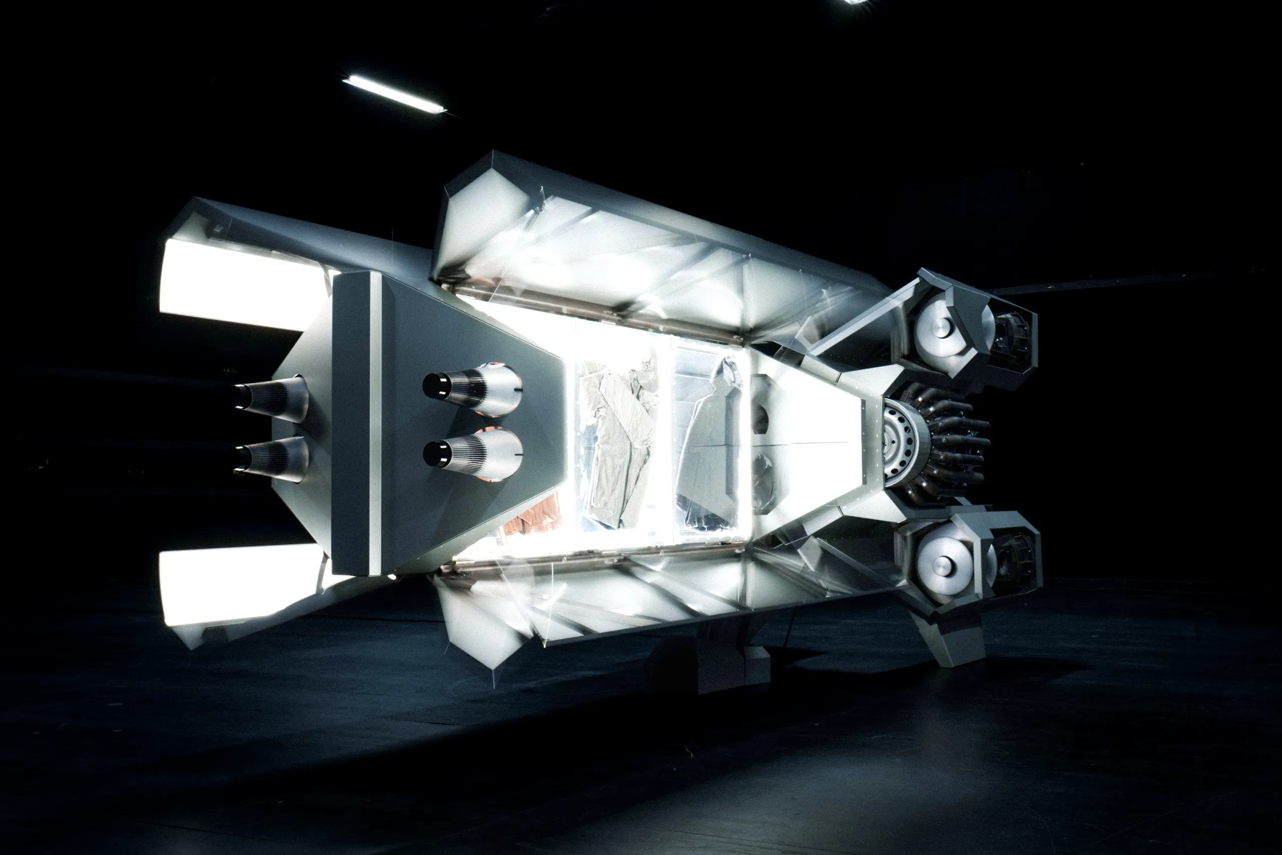 Full front view of the Spaceshop